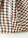 Girls Ribbed Sleeveless Top and Plaid Skirt Set