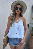 Swiss Dot Buttoned Cami