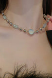 Looking Back Stone Necklace