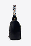 Sling Bag Adjustable Strap PU Leather
