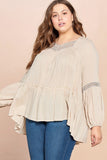 Solid Woven Loose-fit Tunic
