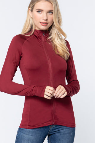 Workout Track Jacket Full Zipper