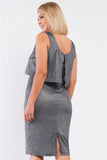 Night Sky Shimmer Layered Dress