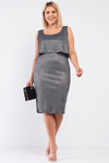 Night Sky Shimmer Layered Dress