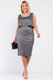 Night Sky Shimmer Layered Dress
