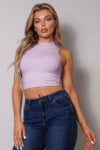 Not So Basic Crop Sleeveless Tank Top