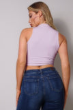 Not So Basic Crop Sleeveless Tank Top