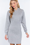 Hoodie French Terry Mini Dress