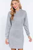 Hoodie French Terry Mini Dress