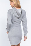 Hoodie French Terry Mini Dress