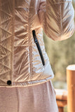 Fuzzy Faux Fur Hood Padded Jacket