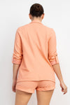 Roll-up Quarter Sleeve Jacket