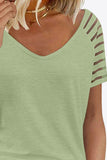 V-Neck Raglan Sleeve Tee