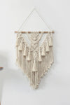 Boho Vibe Macrame Fringe Wall Hanging Decor