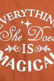 Everything She Does Is Magical Imprinted Long Sleeve Baby Bodysuit