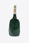 Sling Bag Adjustable Strap PU Leather