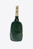 Sling Bag Adjustable Strap PU Leather