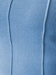 Seam Detail Lace-Up Tube Top
