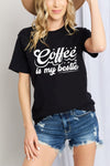 Simply Love COFFEE IS MY BESTIE Graphic Cotton T-Shirt