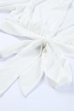 Tied Balloon Sleeve Cropped Blouse