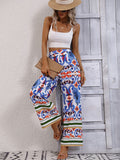 Boho High-Rise Wide Leg Pants