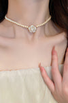 Flower Pearl Necklace