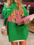 PINKY PROMISE Round Neck Sweater