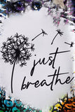 Just Breathe Graphic Leopard Tank