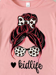 Chic Kid Life Graphic Round Neck Short Sleeve Tee