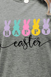 HAPPY EASTER Graphic Round Neck T-Shirt