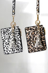 Leopard Tassel Keychain with Wallet