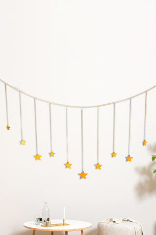 Handmade Moon Star Wall Hanging