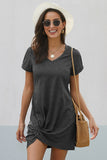 Triblend Side Knot Dress