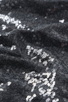 Sequin Fringe Detail Sleeveless Dress