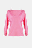 V-Neck Long Sleeve T-Shirt