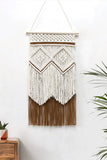 Two-Tone Handmade Macrame Wall Hanging