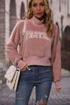 FASTER High Neck Teddy Sweatshirt