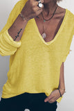 V-Neck Long Sleeve T-Shirt