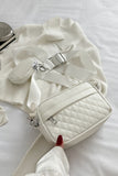 PU Leather Shoulder Bag with Small Purse