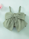 Girls Toddler Bow Detail Cami and Floral Flare Pants Set