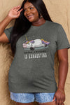Simply Love Full Size BEING AWESOME IS EXHAUSTING Graphic Cotton Tee