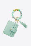 Beaded Tassel Keychain With Wallet