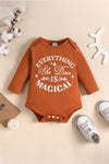 Everything She Does Is Magical Imprinted Long Sleeve Baby Bodysuit